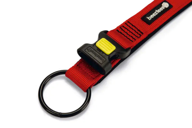 Beeztees Nylon Premium Hondenhalsband Parinca 60-65 cm — Rood