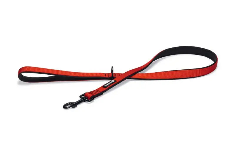 Beeztees Nylon Premium Hondenriem Parinca rood 120x20 — 120 cm x 20 mm