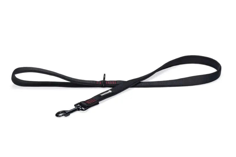 Beeztees Nylon Premium Hondenriem Parinca zwart 120x20 — 120 cm x 20 mm