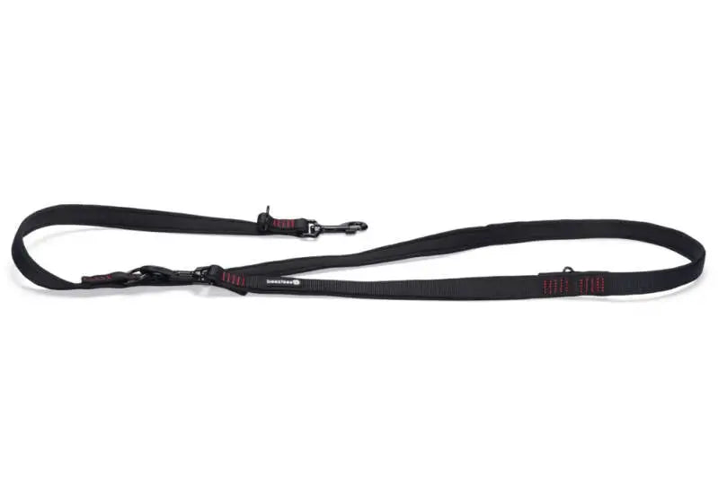 Beeztees Nylon Premium Hondenriem Parinca zwart 200x20 — 200 cm x 20 mm