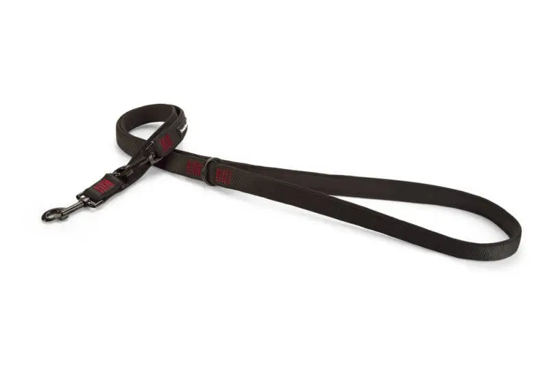 Beeztees Nylon Premium Hondenriem Parinca zwart 200x25 — 200 cm x 25 mm