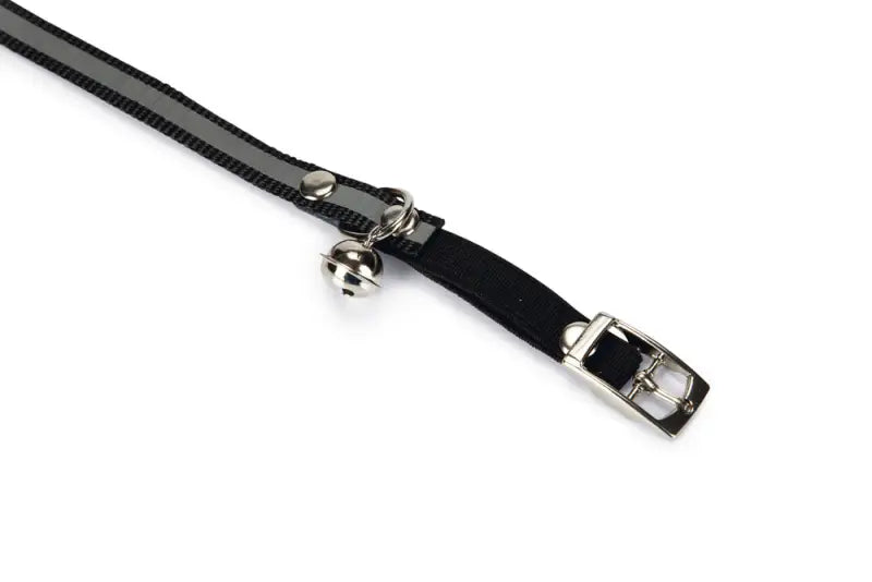 Beeztees Nylon Reflecterende Kattenhalsband — Zwart - HALSBANDEN/LIJNEN NYLON