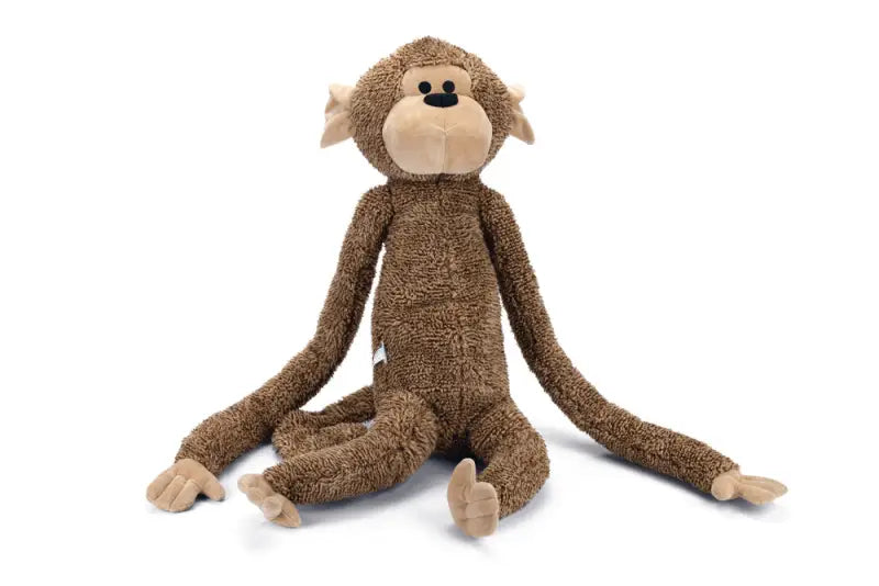 Beeztees Pluche Jungle Aap Vik XL bruin 80 cm