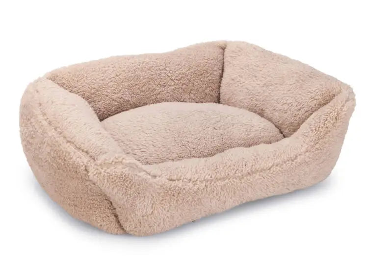 Beeztees pluche kattenmand Kadi 47x37x18 cm — Beige