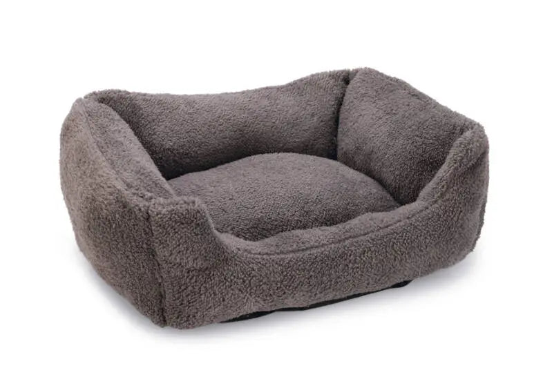 Beeztees pluche kattenmand Kadi 47x37x18 cm — Grijs