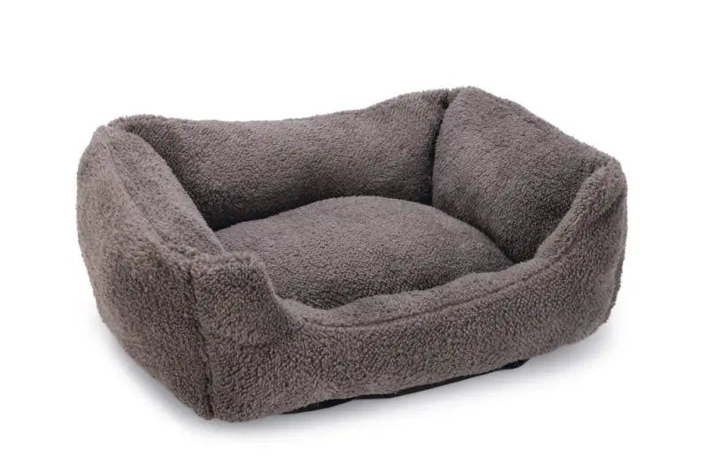 Beeztees pluche kattenmand Kadi — Grijs - BEDDEN/MANDEN/KUSSENS