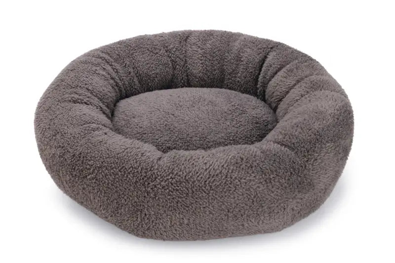 Beeztees Pluche Kattenmand Kavi 45x45x15 cm — Grijs - BEDDEN/MANDEN/KUSSENS