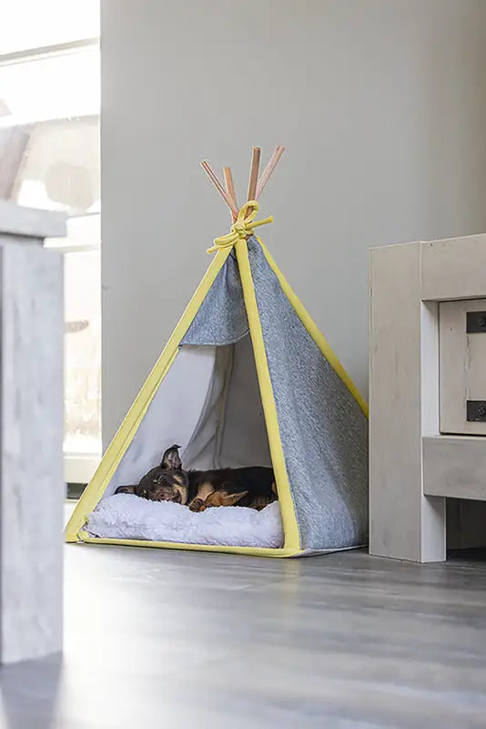 Beeztees Puppy Tipi Tent Aika 55x55x85 cm — Grijs
