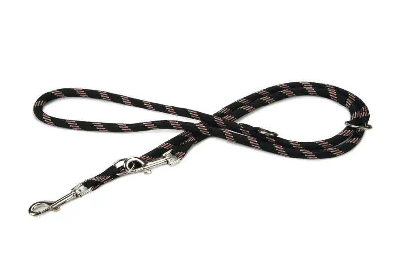 Beeztees Ronde Nylon Trainingslijn zwart 200x13 mm