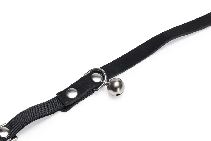 Beeztees Suede Kattenhalsbandje — Zwart - HALSBANDEN/LIJNEN LEER