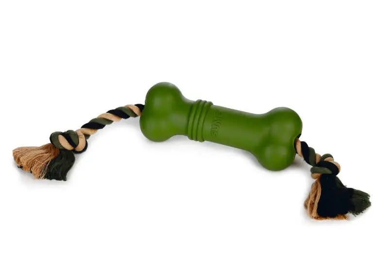 Beeztees Sumo Fit Bone Hondenspeelgoed groen 20x6x6 cm