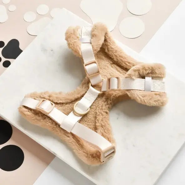 Cocopup London Hondenharnas Quilted XS — Beige