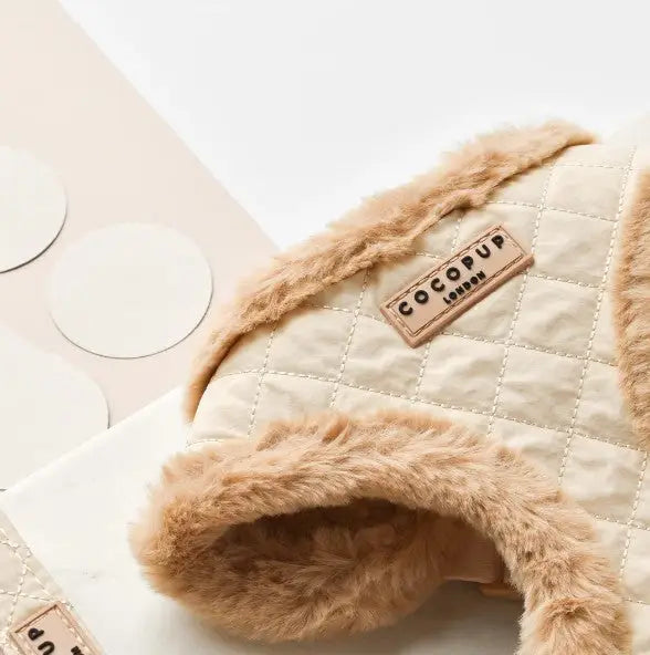 Cocopup London Hondenharnas Quilted XS — Beige