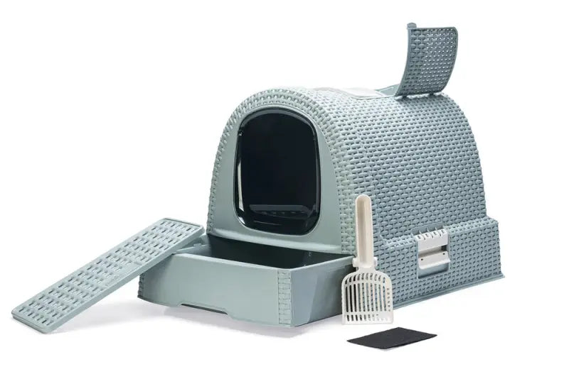 Curver Kattenbak 51x38,5x39,5 cm — Lichtblauw - Kattenbak