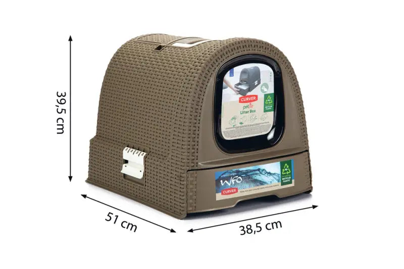 Curver Kattenbak 51x38,5x39,5 cm — Mokka