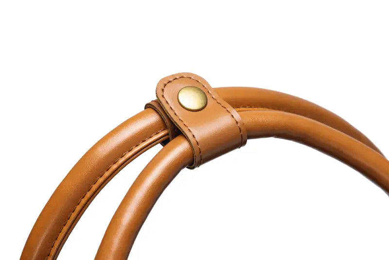 Designed by Lotte Hondendraagtas Tebby 43x18x35 cm — Cognac - HONDENTAS