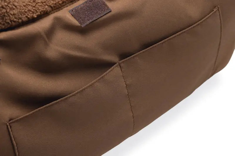 Designed by Lotte Hondendraagtas Tebby 43x18x35 cm — Cognac - HONDENTAS