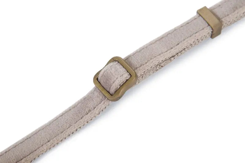 Designed by Lotte Kattenhalsbandje Velura — Grijs - HALSBANDEN/LIJNEN NYLON