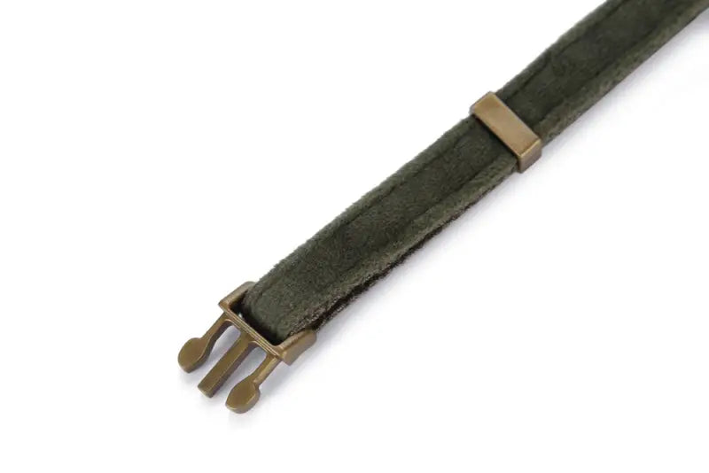 Designed by Lotte Kattenhalsbandje Velura — Groen - HALSBANDEN/LIJNEN NYLON