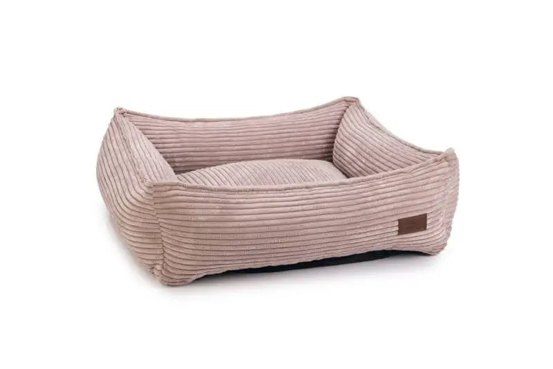 Designed by Lotte Ribbed Hondenmand roze 65x60x20 cm — Roze