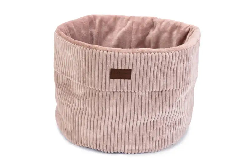 Designed by Lotte Ribbed Kattenmand roze 50x50x35 cm — Roze