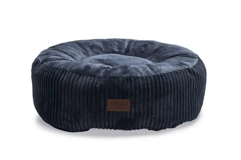 Designed by Lotte Ribbed Kattenmandje 50x50x17 cm — Antraciet