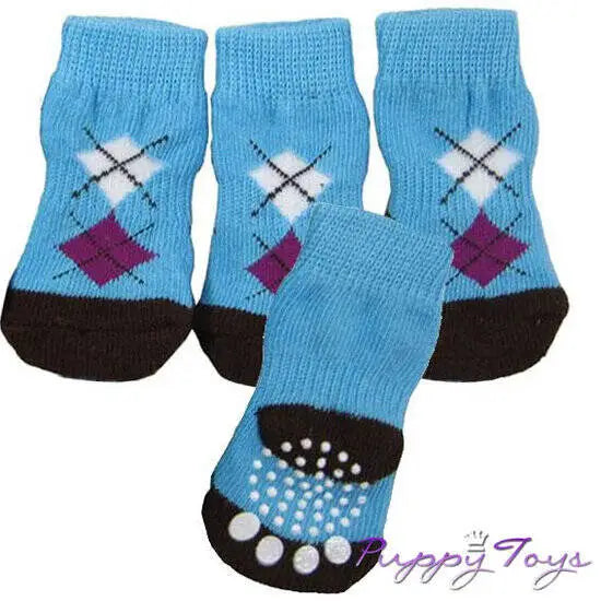 Dog Socks Benton Blue M