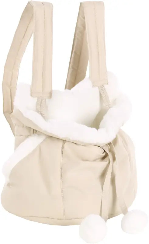 Flamingo Buikdrager Cuddi 32x22x25 cm — Beige