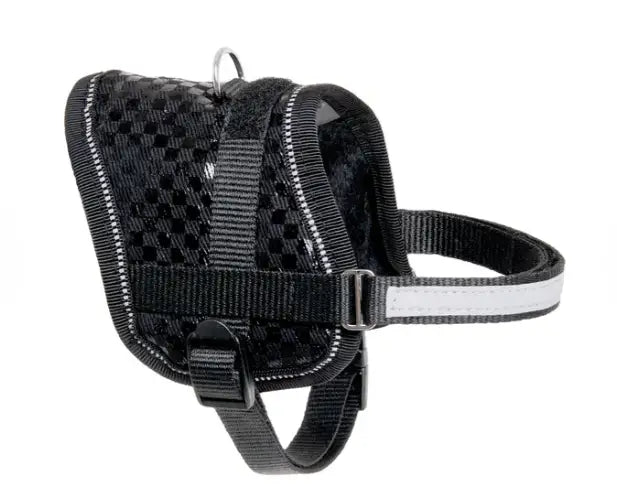 Flamingo Harnas Eeny Meeny 36-46 cm — Zwart