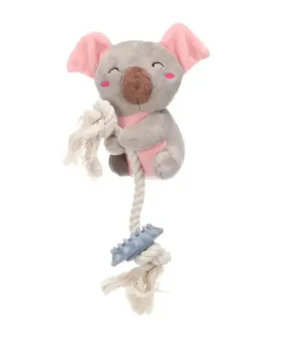 Flamingo Koala Didi met touw 23 cm — Grijs