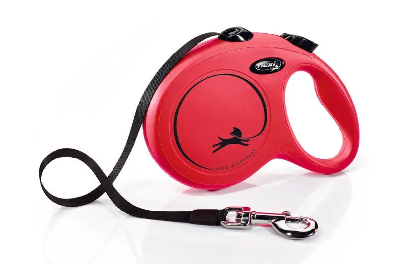 Flexi Hondenriem New Classic Band rood L 5M — 5 meter