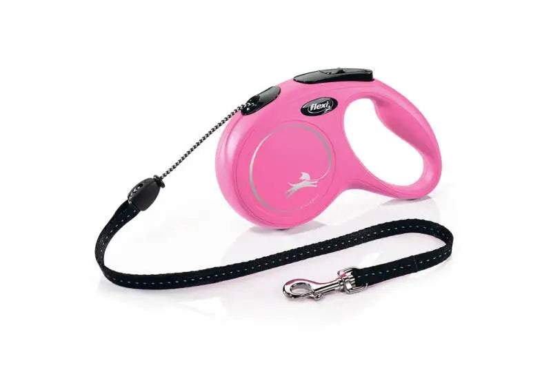 Flexi Hondenriem New Classic Band roze M 5M — 5 meter