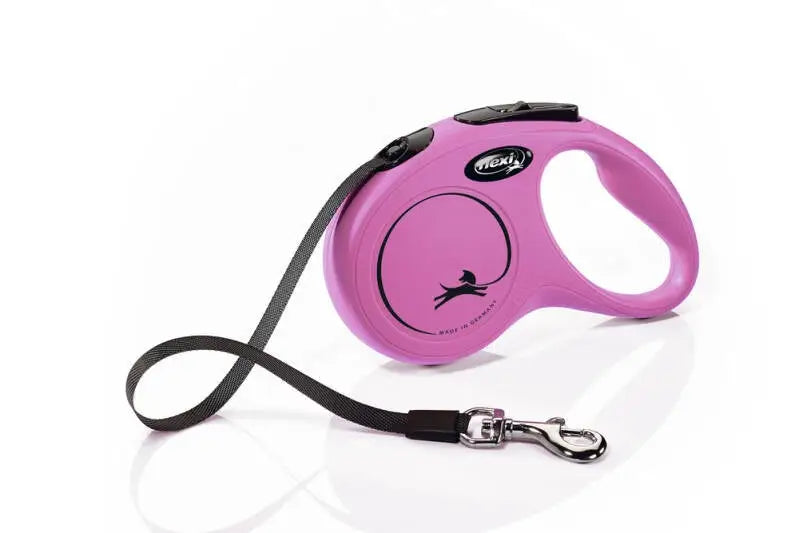 Flexi Hondenriem New Classic Band roze S 5M — 5 meter