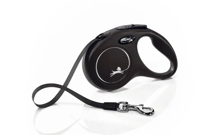 Flexi Hondenriem New Classic Band zwart S 5M — 5 meter