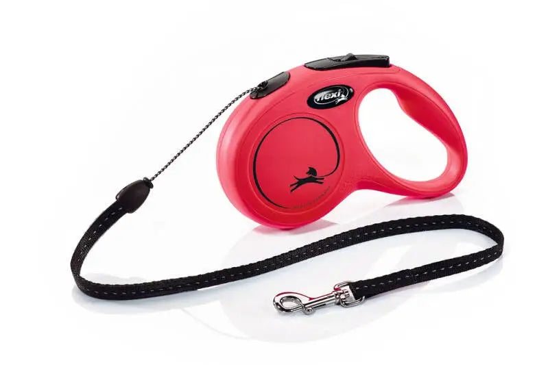 Flexi Hondenriem New Classic Koord rood S 8M — 8 meter