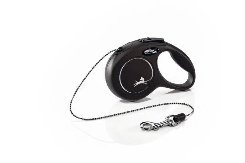 Flexi Hondenriem New Classic Koord XS 3M — Zwart