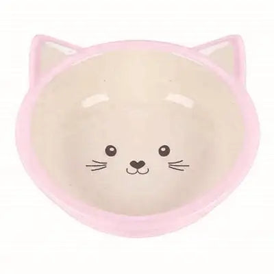 Happy Pet Voerbak Kitten Roze / Creme