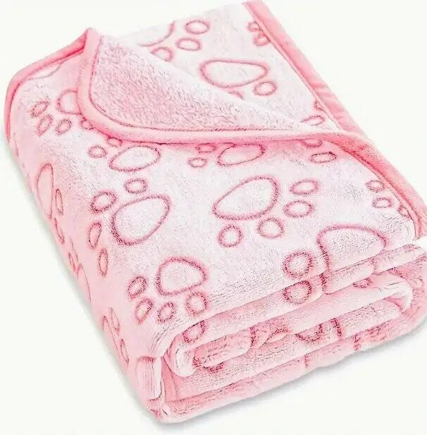 Hondendeken Paws Pink 75x54 cm — Roze