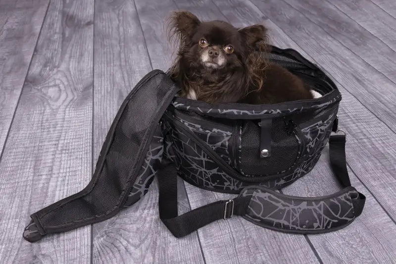 Hondendraagtas Finchley DeLuxe 51x40.5x39 cm — Zwart