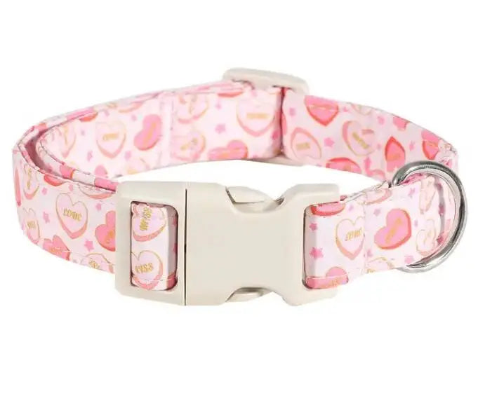Hondenhalsband My Valentine 20-26 cm — Roze