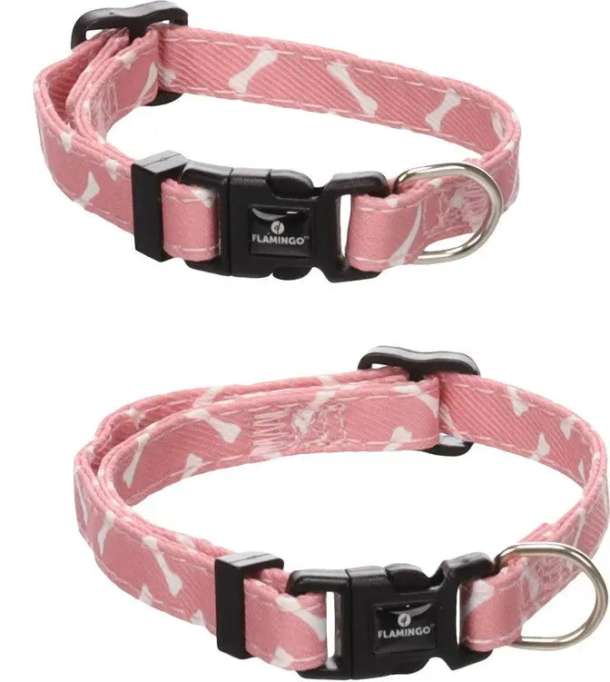 Hondenhalsband Sari 20 35 cm — Roze HALSBANDEN/LIJNEN NYLON