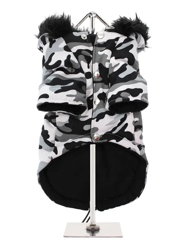 Hondenjas Camouflage Fishtail Parka — Grijs Hondenjas