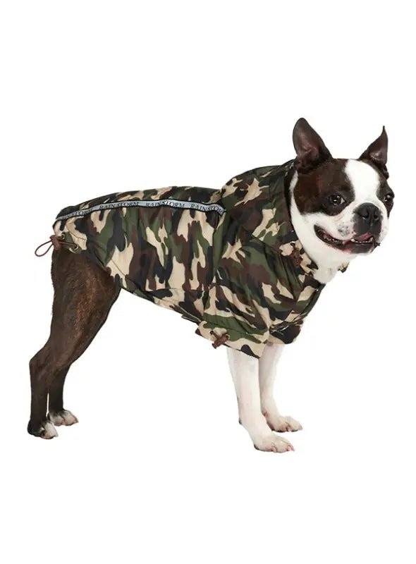 Hondenjasje Camouflage Rainstorm — Groen - Hondenjas