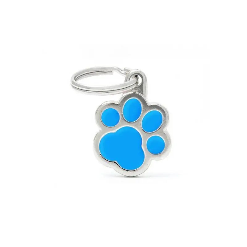 Hondenpenning Classic Paw Blue Small