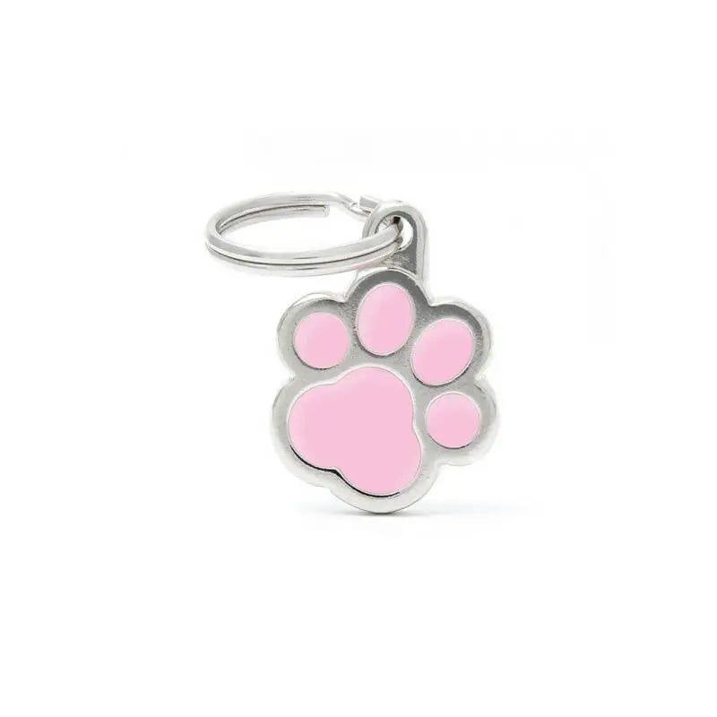 Hondenpenning Classic Paw Pink Small