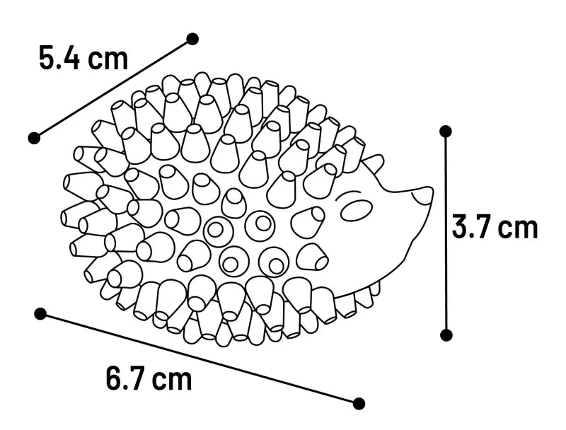 Hondenspeelgoed Latex Prikki Egel - SPEELGOED