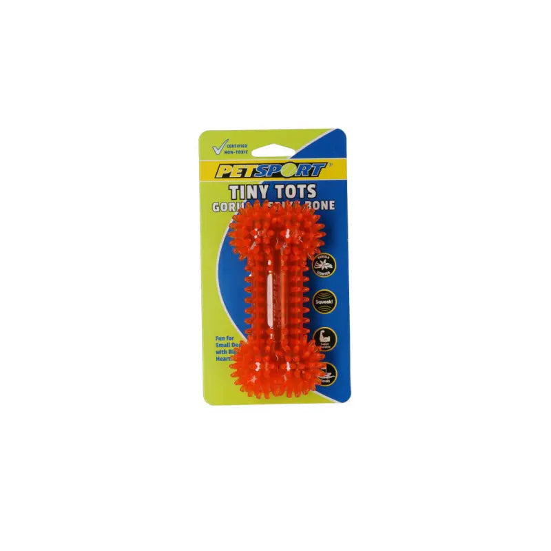 Hondenspeelgoed Petsport Tiny Tots Gorilla Spiky Bone - SPEELGOED