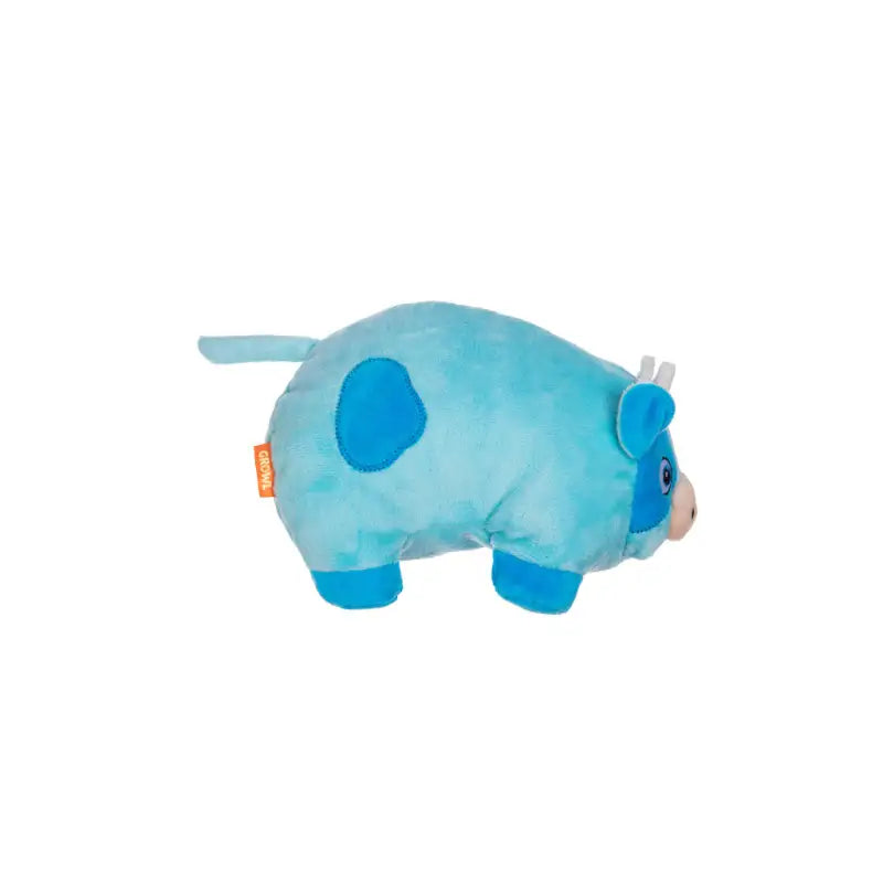 Hondenspeelgoed Pluche Moo Moo de Koe — Blauw - SPEELGOED