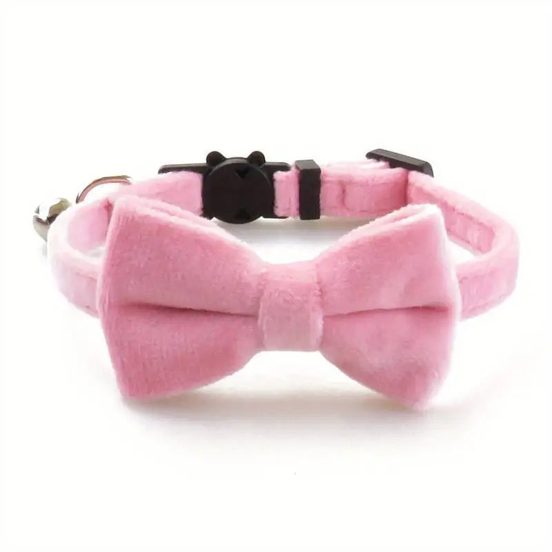 Hondenstrikje Fluweel — Lichtroze