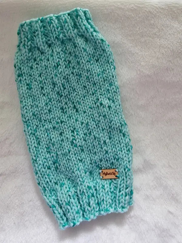 Hondentrui MySweety Popcorn in Turquoise — S - Hondenkleding